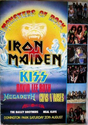 Guns n Roses Iron Maiden Kiss