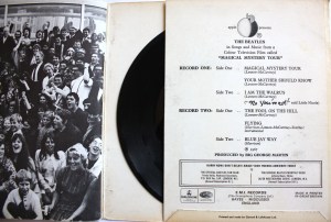 Beatles Magical Mystery Tour Inside Cover of EP