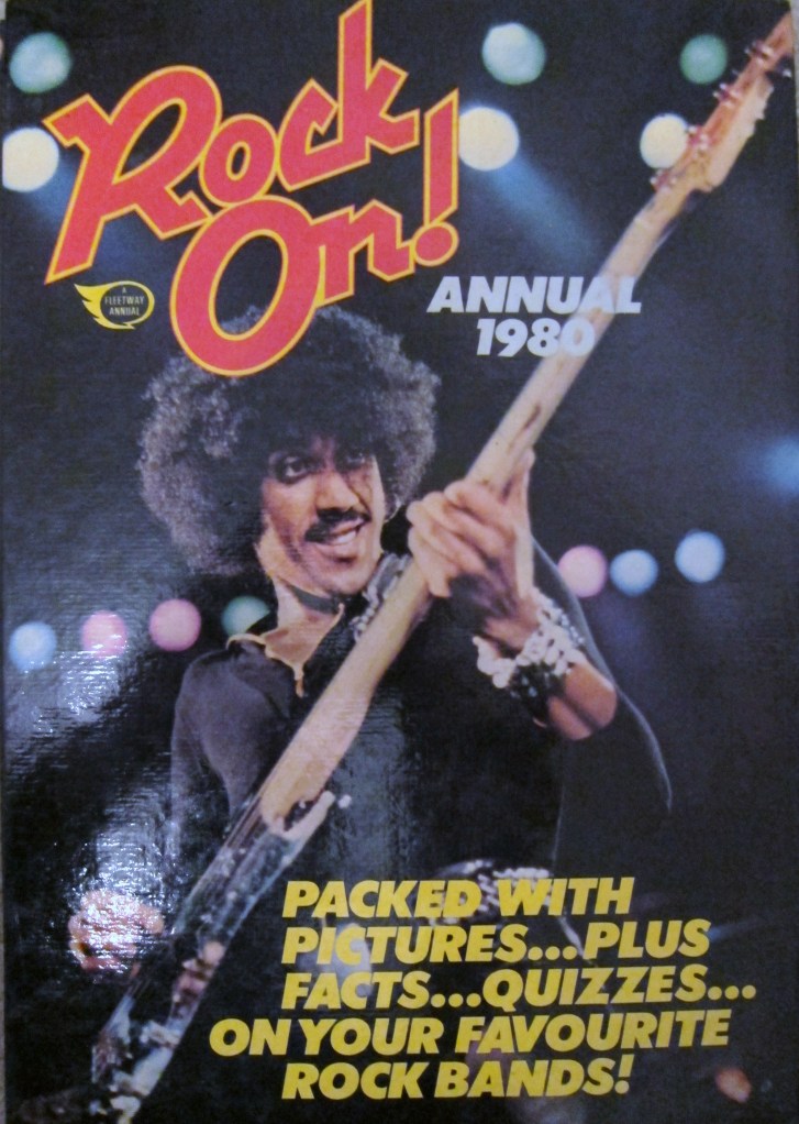 Rock On! Annual 1980 Phil Lynott of Thin Lizzy