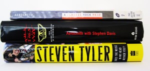 Stack of Aerosmith books