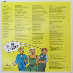 The reverse of Bowie's Cartoon Cover of The Man Who Sold The World - with lyrics