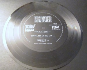 flexi disc Thunder RAW magazine