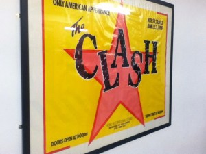 The Clash gig USA poster