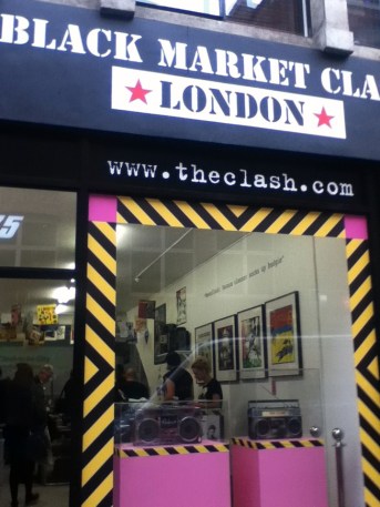 The Clash Pop up store Berwick St
