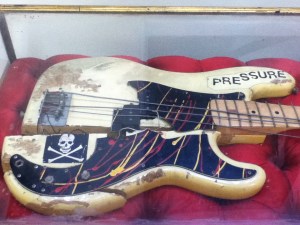 The Clash smashed up guitar NME