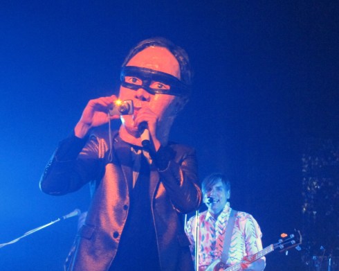 Win Butler Arcade Fire with big head