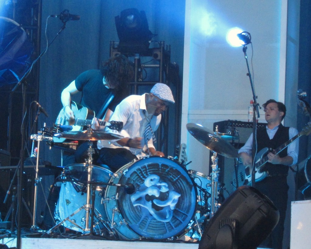 Jack White and Drummer at Glastonbury