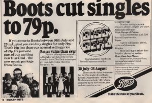 Smash hits boots record advert.png