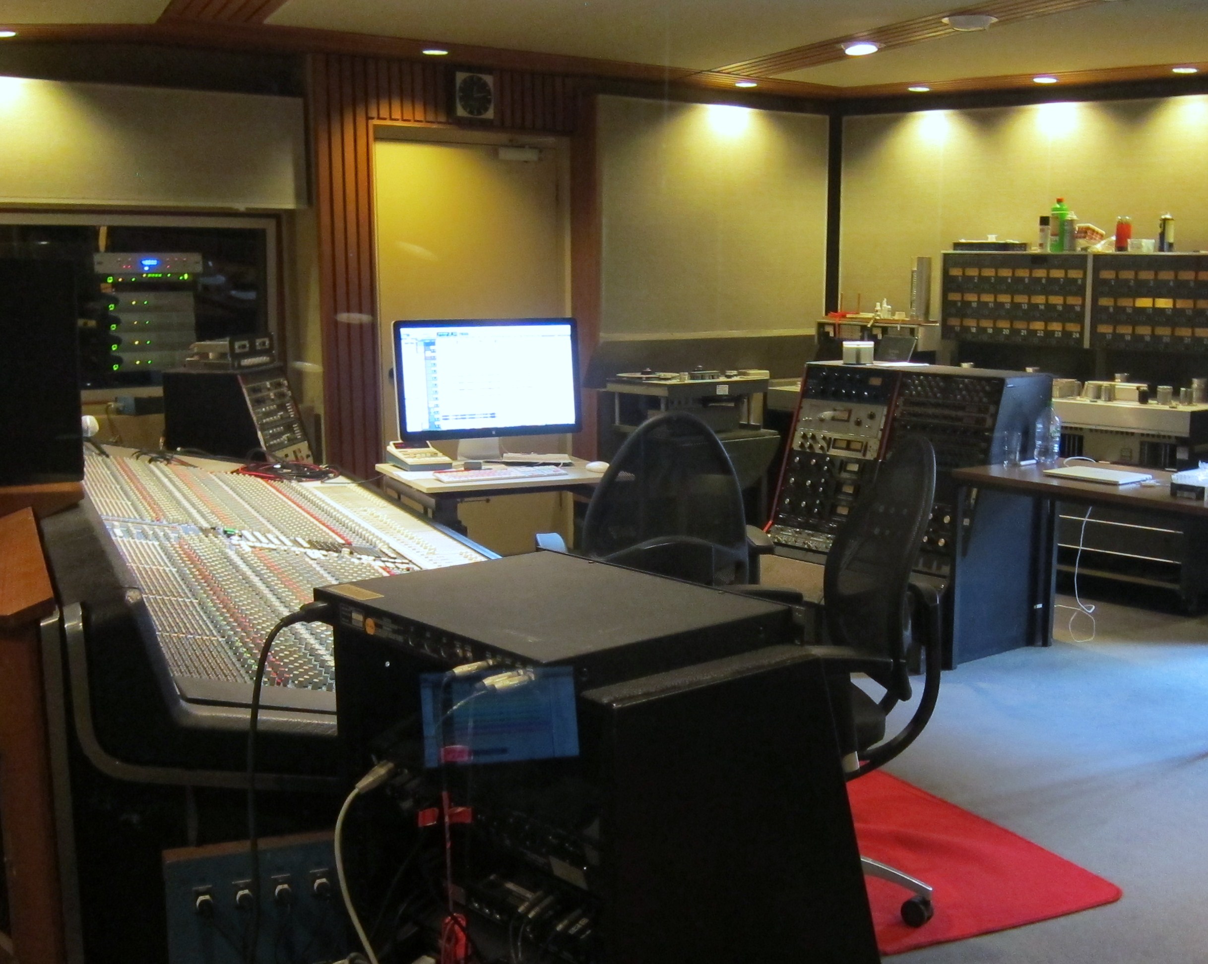 Control room studio 1 hansa tonstudio Berlin