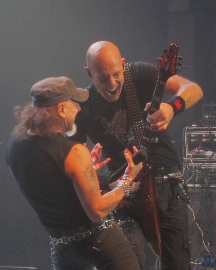 Wolf Hoffman of Accept with Mark Tornillo