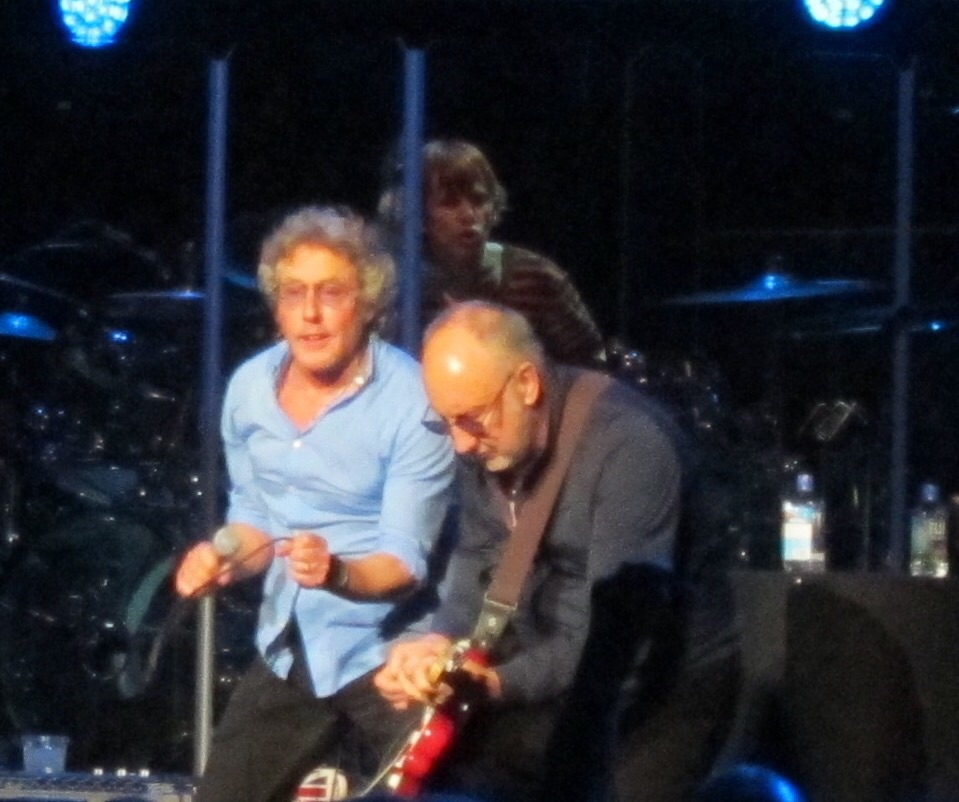 Pete Townsedn and Roger Daltrey of The Who at Royal Albert hall 2015
