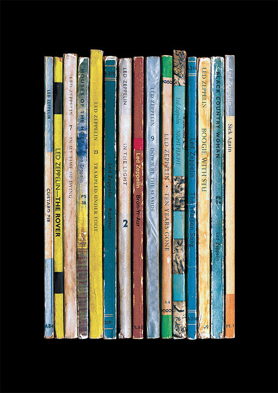 Led Zeppelin Physical graffiti as books standard designs